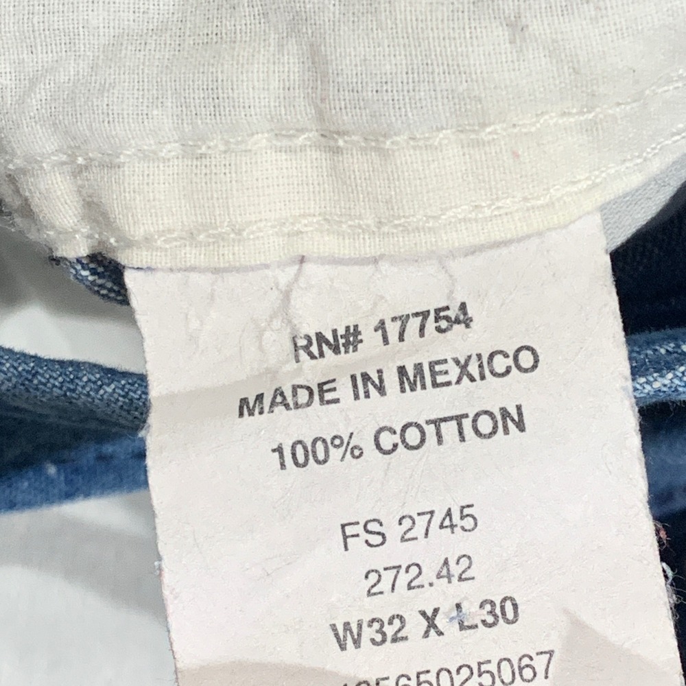 Key Imperial Bib Overalls Mens 32x30 Blue Denim Workwear Carpenter Jeans FS 2745 - Picture 5 of 10